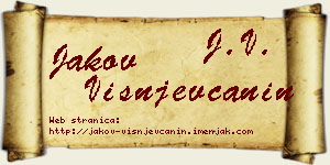 Jakov Višnjevčanin vizit kartica